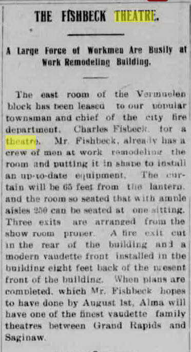 Regent Theater - Jul 22 1909 Seems To Be The Only Time This Name Was Used (newer photo)